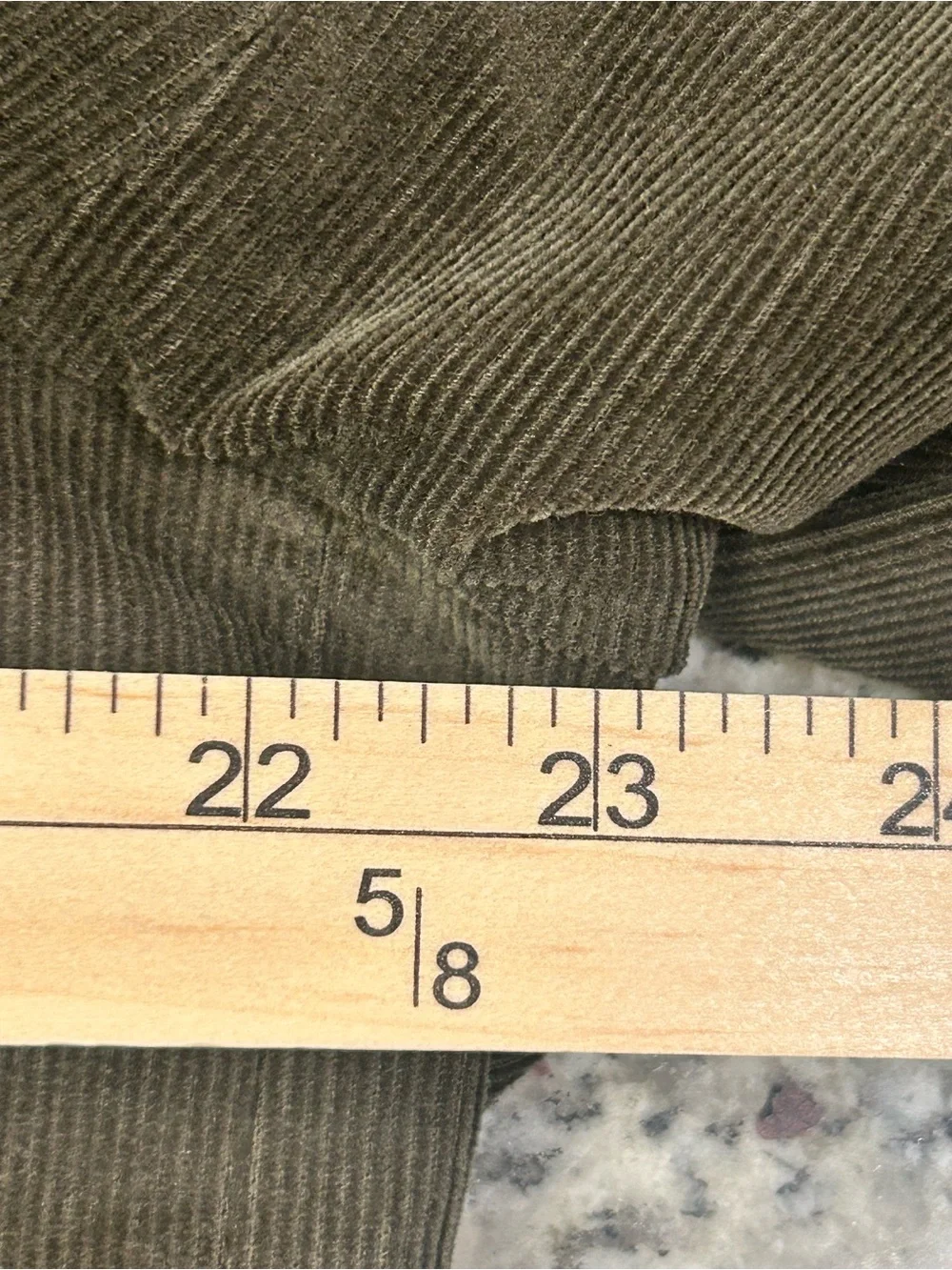 Alan Flusser Olive‎ Brown Corduroy Blazer with Tartan Plaid Lining Men’s Large